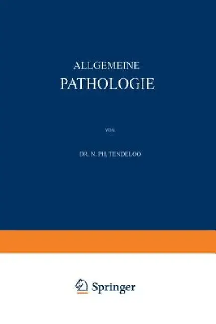 Cover of Allgemeine Pathologie