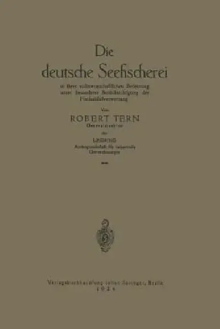 Cover of Die Deutsche Seefischerei