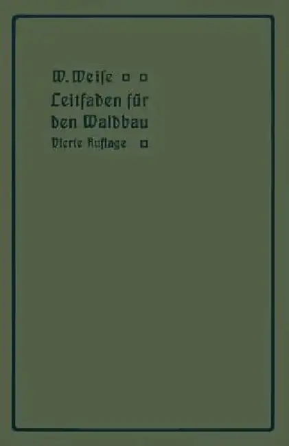 Cover of Leitfaden Für Den Waldbau
