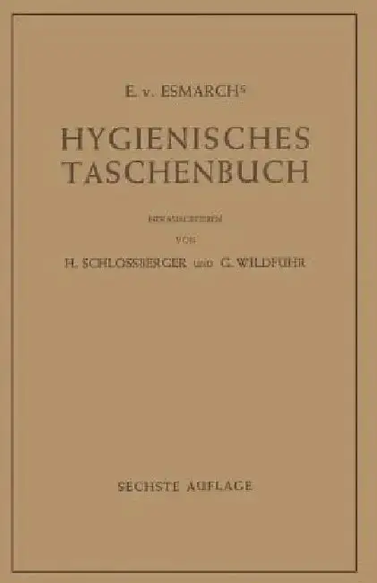 Cover of Hygienisches Taschenbuch