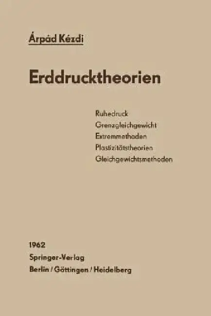 Cover of Erddrucktheorien