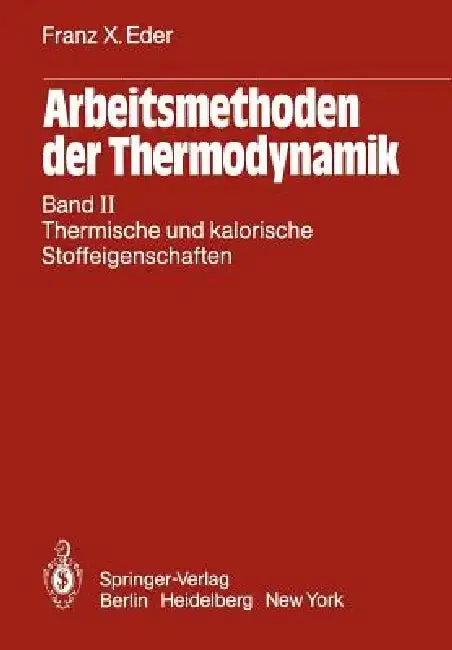 Cover of Arbeitsmethoden Der Thermodynamik
