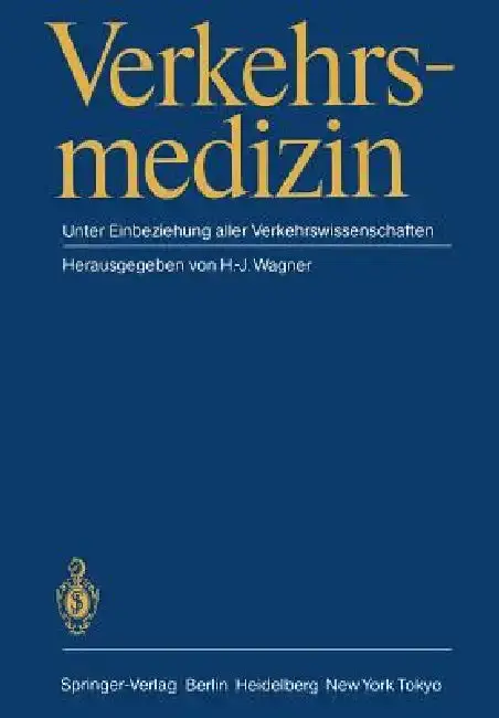 Cover of Verkehrsmedizin