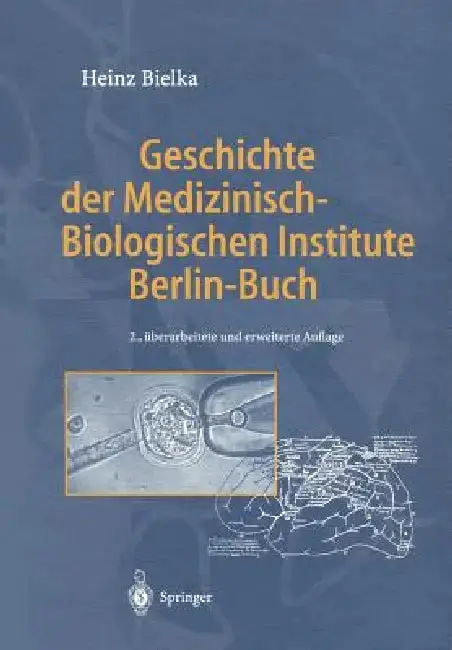 Cover of Geschichte Der Medizinisch-Biologischen Institute Berlin-Buch