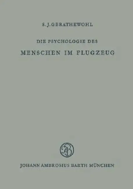 Cover of Die Psychologie Des Menschen Im Flugzeug