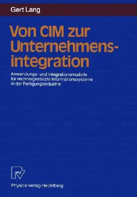 Cover of Von CIM Zur Unternehmensintegration