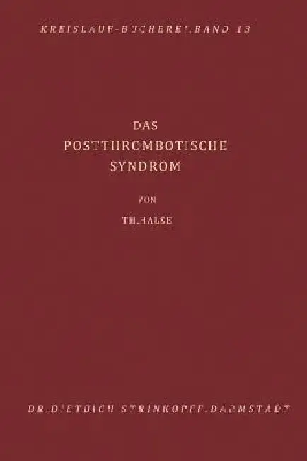 Cover of Das Postthrombotische Syndrom