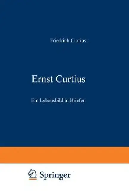 Cover of Ernst Curtius