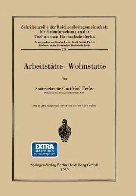 Cover of Arbeitstätte -- Wohnstätte