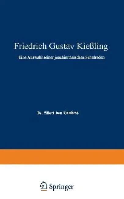 Cover of Friedrich Gustav Kießling