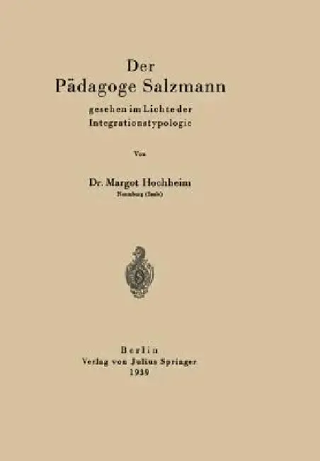 Cover of Der Pädagoge Salzmann