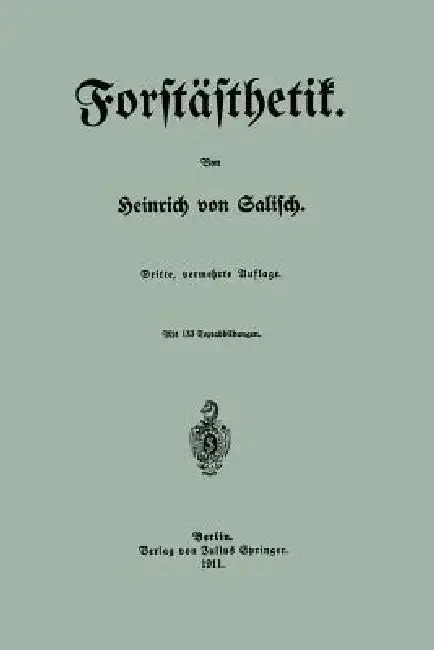 Cover of Forstästhetik