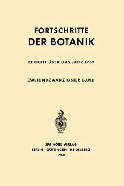 Cover of Bericht Über Das Jahr 1959