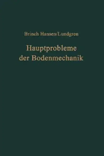 Cover of Hauptprobleme Der Bodenmechanik