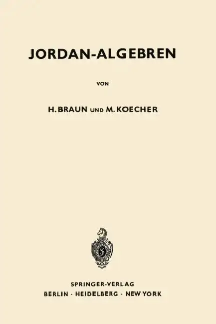 Cover of Jordan-Algebren