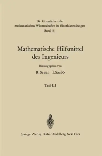Cover of Mathematische Hilfsmittel Des Ingenieurs