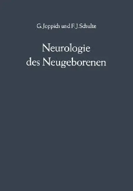 Cover of Neurologie Des Neugeborenen