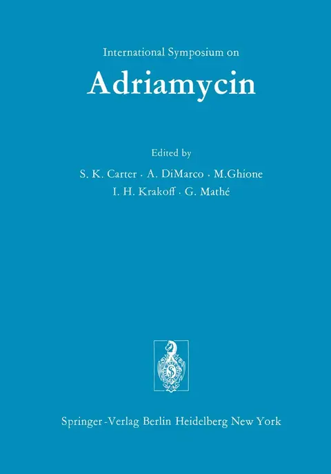Cover of International Symposium on Adriamycin