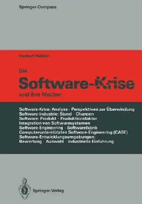 Cover of Die Software-Krise Und Ihre Macher