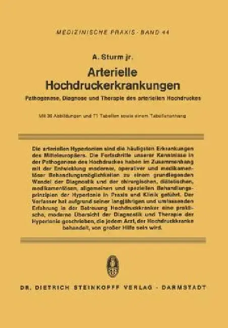 Cover of Arterielle Hochdruckerkrankungen
