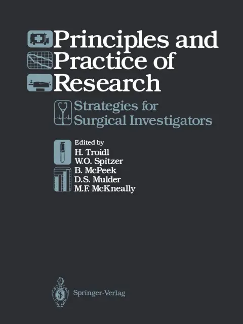 Cover of Principles and Practice of Research
