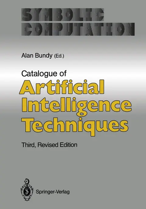 Cover of Catalogue of Artificial Intelligence Techniques
