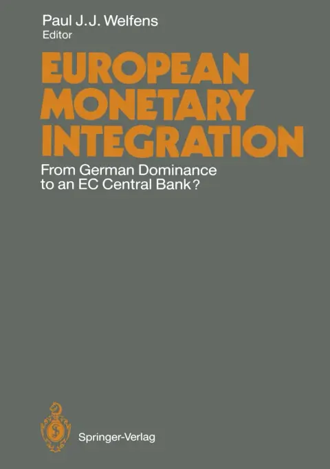 Cover of European Monetary Integration