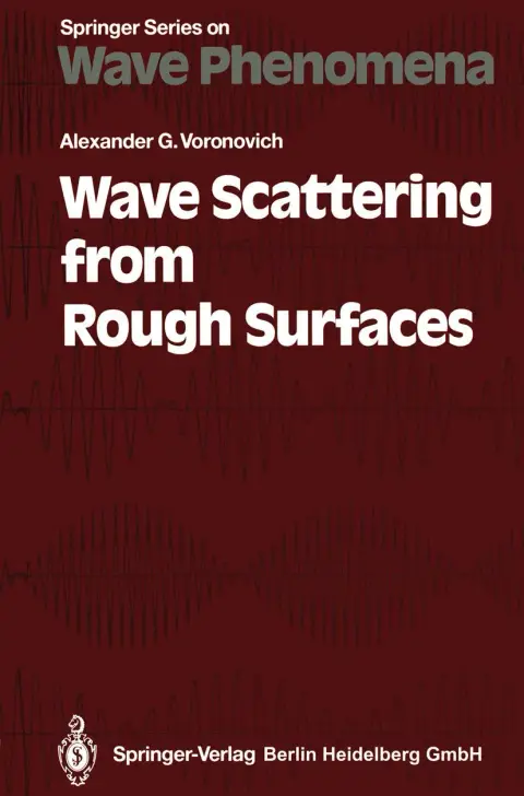 Cover of Wave Scattering from Rough Surfaces