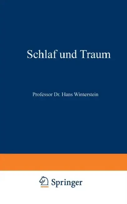 Cover of Schlaf Und Traum