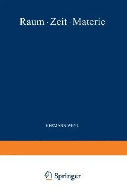 Cover of Raum - Zeit - Materie