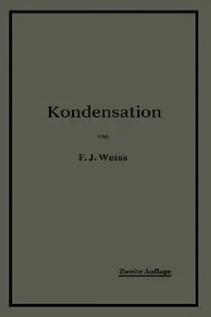 Cover of Kondensation.