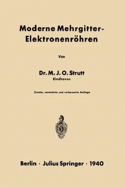 Cover of Moderne Mehrgitter-Elektronenröhren
