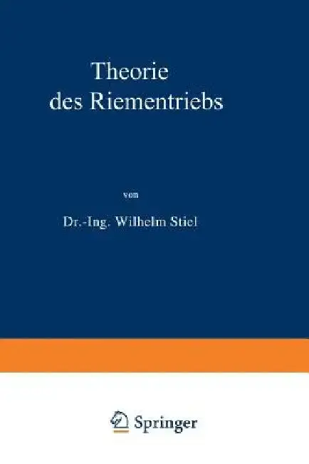 Cover of Theorie Des Riementriebs