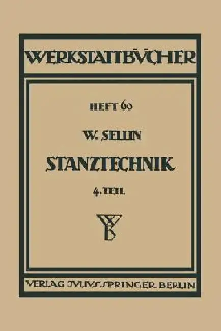 Cover of Stanztechnik