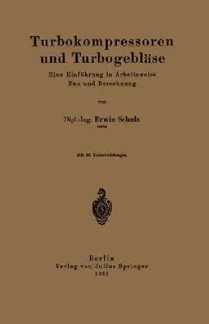 Cover of Turbokompressoren Und Turbogebläse