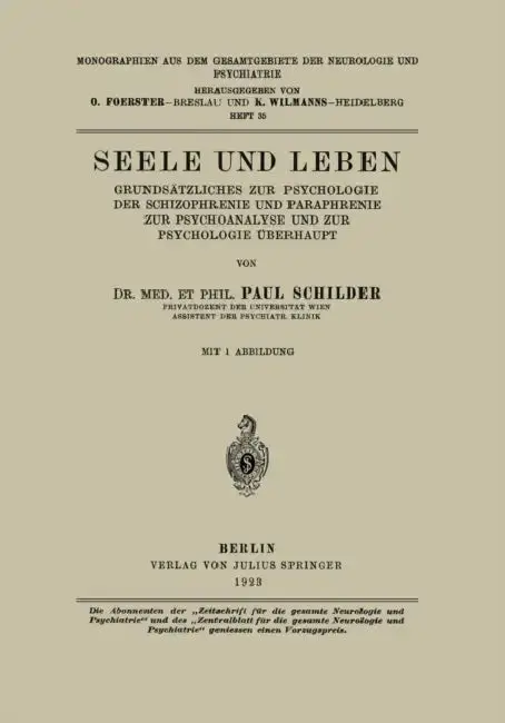 Cover of Seele Und Leben