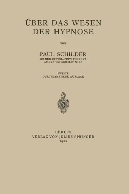Cover of Über Das Wesen Der Hypnose
