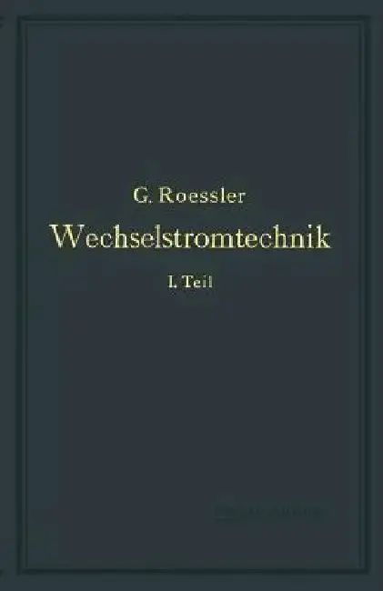 Cover of Wechselstromtechnik