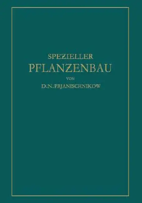 Cover of Speƶieller Pflanƶenbau