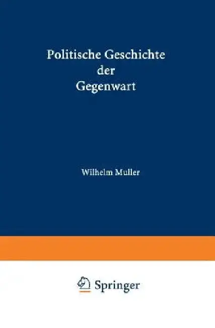 Cover of Politische Geschichte Der Gegenwart