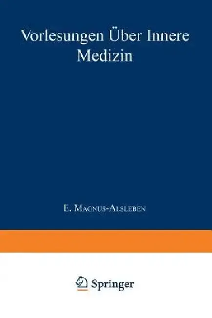 Cover of Vorlesungen Über Innere Medizin