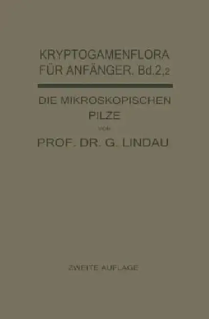 Cover of Die Mikroskopischen Pilze