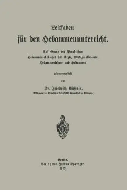 Cover of Leitfaden Für Den Hebammenunterricht
