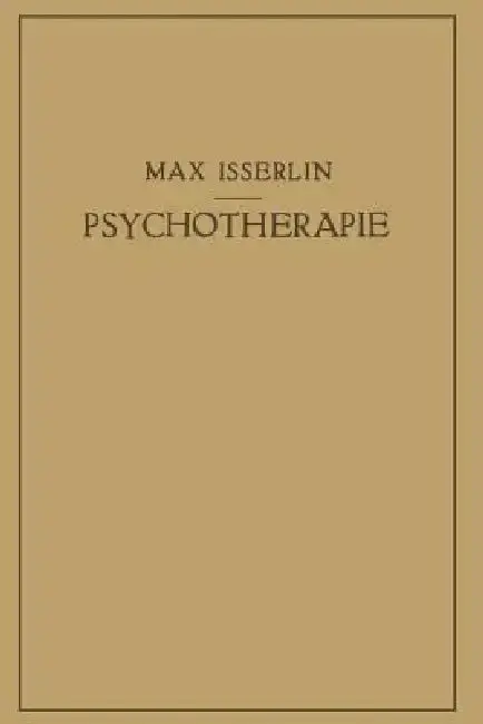 Cover of Psychotherapie