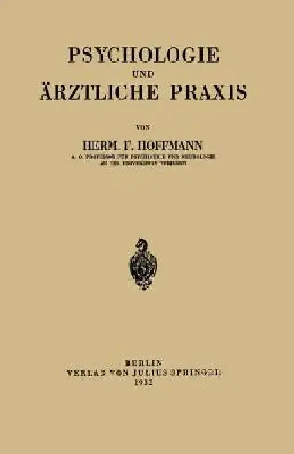 Cover of Psychologie Und Ärztliche PRAXIS