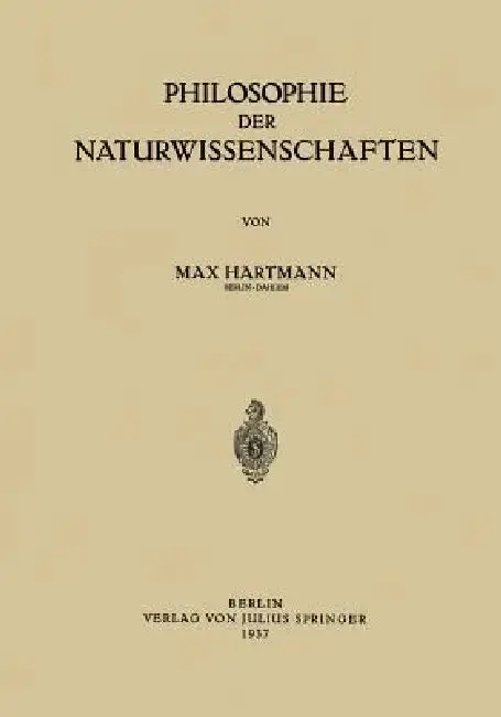 Cover of Philosophie Der Naturwissenschaften