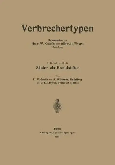 Cover of Säufer ALS Brandstifter
