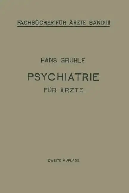 Cover of Psychiatrie Für Ärzte