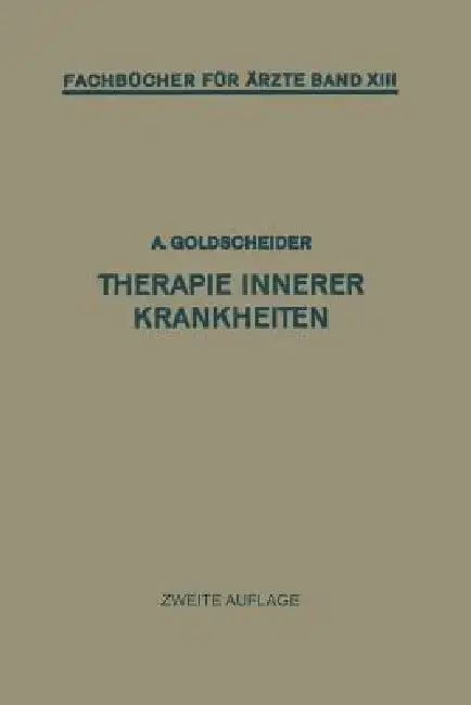Cover of Therapie Innerer Krankheiten