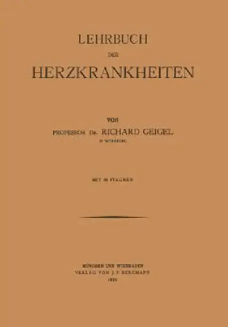 Cover of Lehrbuch Der Herzkrankheiten